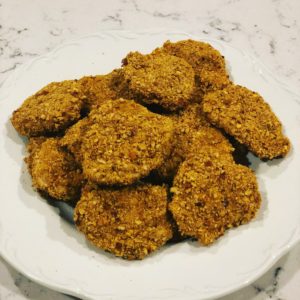 Baked Chicken Nuggets with Homemade Chipotle BBQ Sauce