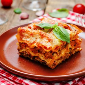 Italian Beef Lasagna – 12 servings