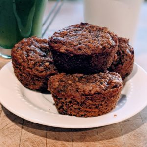 Flourless Vegan Morning Glory Muffins