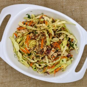 Asian Chicken Salad with Honey Sesame Dressing