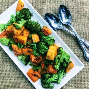 Oven Roasted Broccoli And Butternut Squash