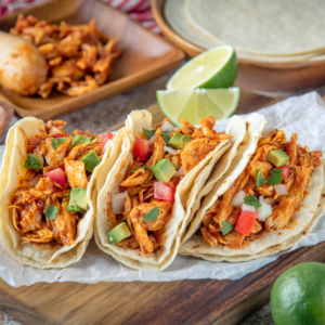 Shredded Chicken Tacos