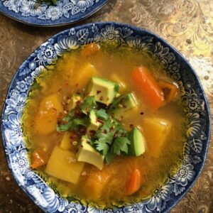 Peruvian Quinoa Butternut Squash Soup