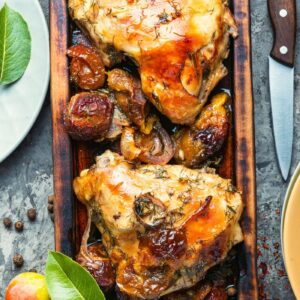 Roasted Chicken with Dried Fruit
