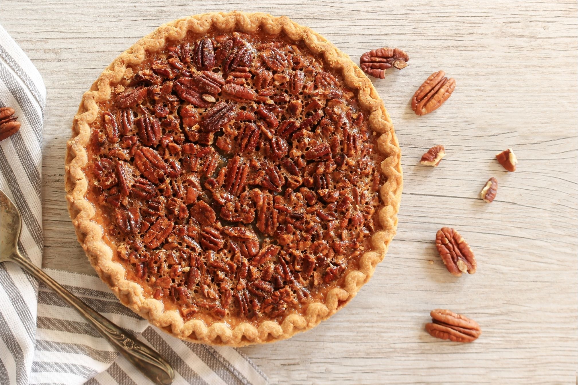 Maple Bourbon Pecan Pie