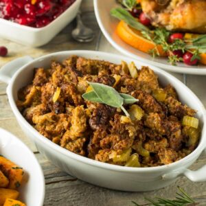 Stuffing with Pancetta and Shiitake Mushrooms