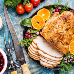 Roasted Turkey Breast with Cranberry-Orange Glaze