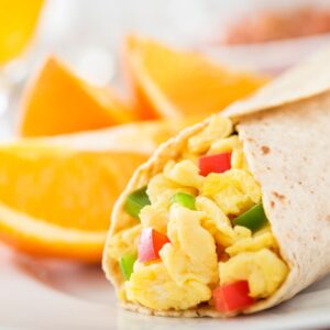 Vegetarian Breakfast Burritos