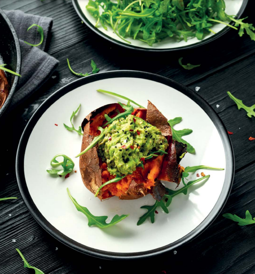 Chicken Empadáo Sweet Potato Boats