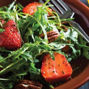 Arugula, Strawberry, & Pecan Salad