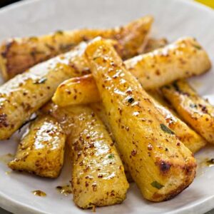 Spicy Kohlrabi Fries