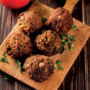 Clean Diet Collard Green and Chickpea Falafel