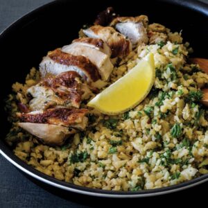 Cilantro Lime Chicken and Cauliflower Rice Bowls