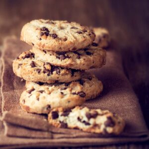 Flourless Chocolate Chip Cookies