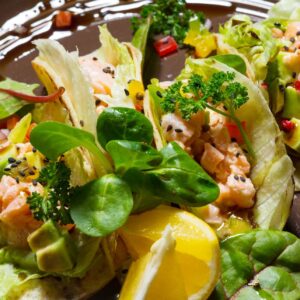 Salmon Tacos with Citrus Salsa