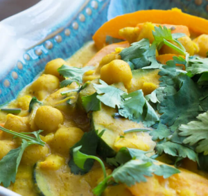 Peanut Butter Curry Chickpea Stew