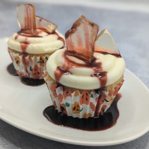 Bloody Broken Glass Cupcakes