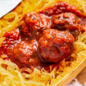 Meatball Spaghetti Squash