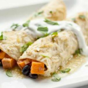 Sweet Potato and Black Bean Enchilada