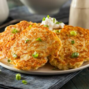 Baked Cauliflower Latkes
