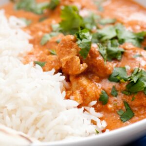 Pulled Tandoori Chicken with Cauliflower Rice