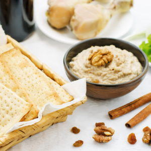 Ashkenazi Apple, Date, Raisins, Pecan and Walnut Charoset or Haroset