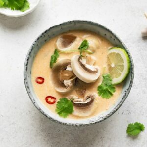 Thai-Inspired Chicken Meatball Soup