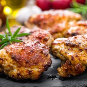 Garlic-Rosemary Roast Chicken