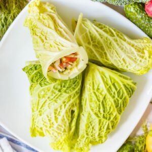 Low Carb Turkey Collard Green Burrito