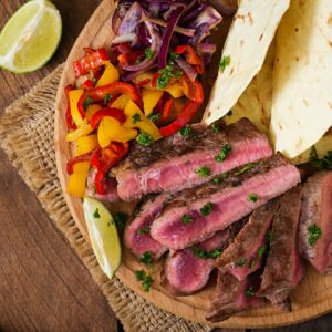Chili Lime Steak Fajitas