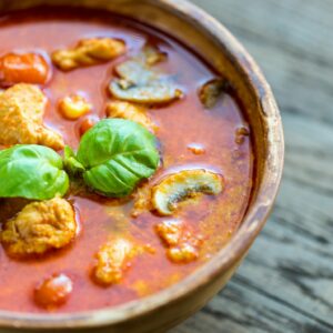 Spicy Lite Coconut Chicken Thai Curry