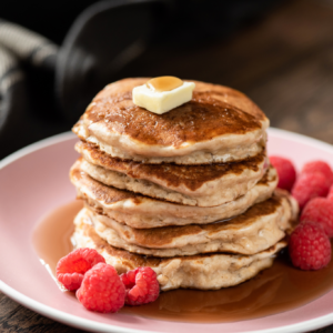 High Protein Oats Pancakes with Protein Powder