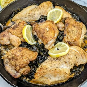 Kale and Lemon Chicken-Low FODMAP