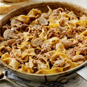 Ground Beef Stroganoff