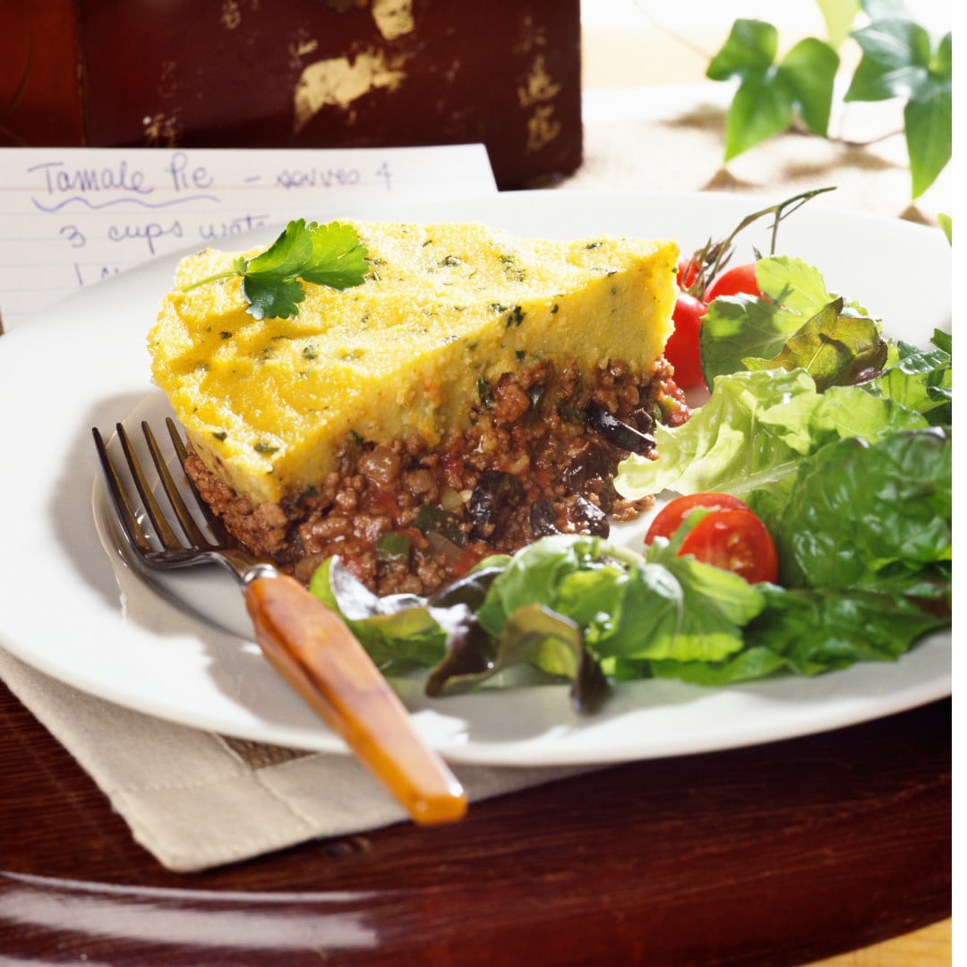 Chili tamale pie