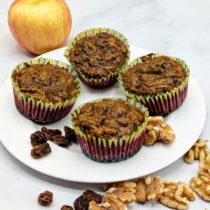 Oat Flour Morning Glory Muffins