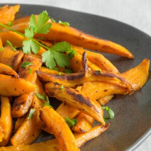 Keto Rutabaga Fries with Fry Sauce