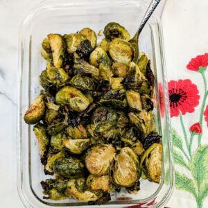 Roasted Brussels Sprouts with Balsamic Reduction