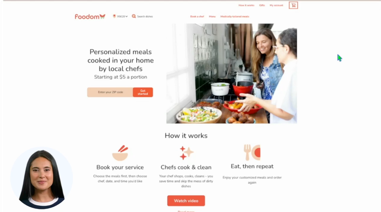 Edit your cart and meals
