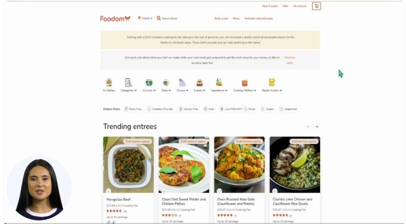 How to select meals