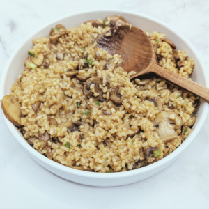 Brown Rice Mushroom Pilaf