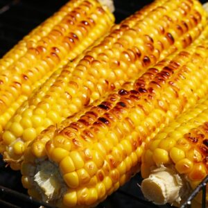 Grilled Corn on the Cob Without Husks