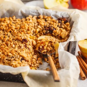 Vanilla Brown Butter Pear Baked Oatmeal