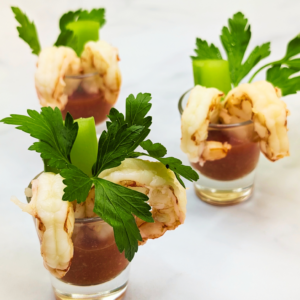 Shot Glass Shrimp Cocktails