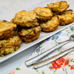 Gruyere and Thyme Stacked Potatoes