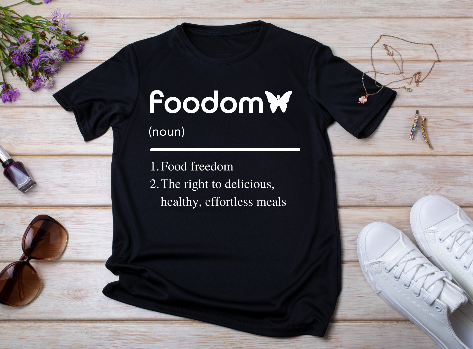 Foodom Definition T-Shirt: Support Our Mission