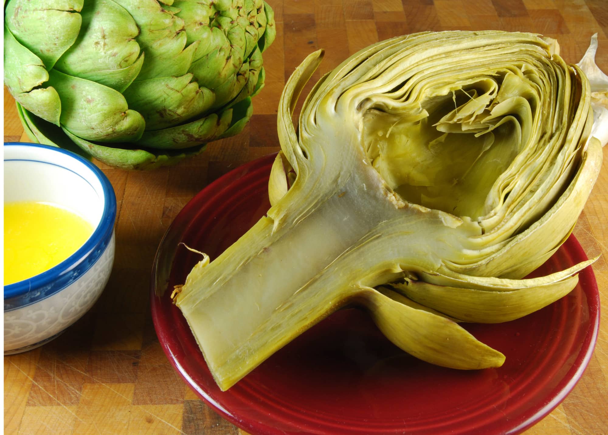 steamed artichokes