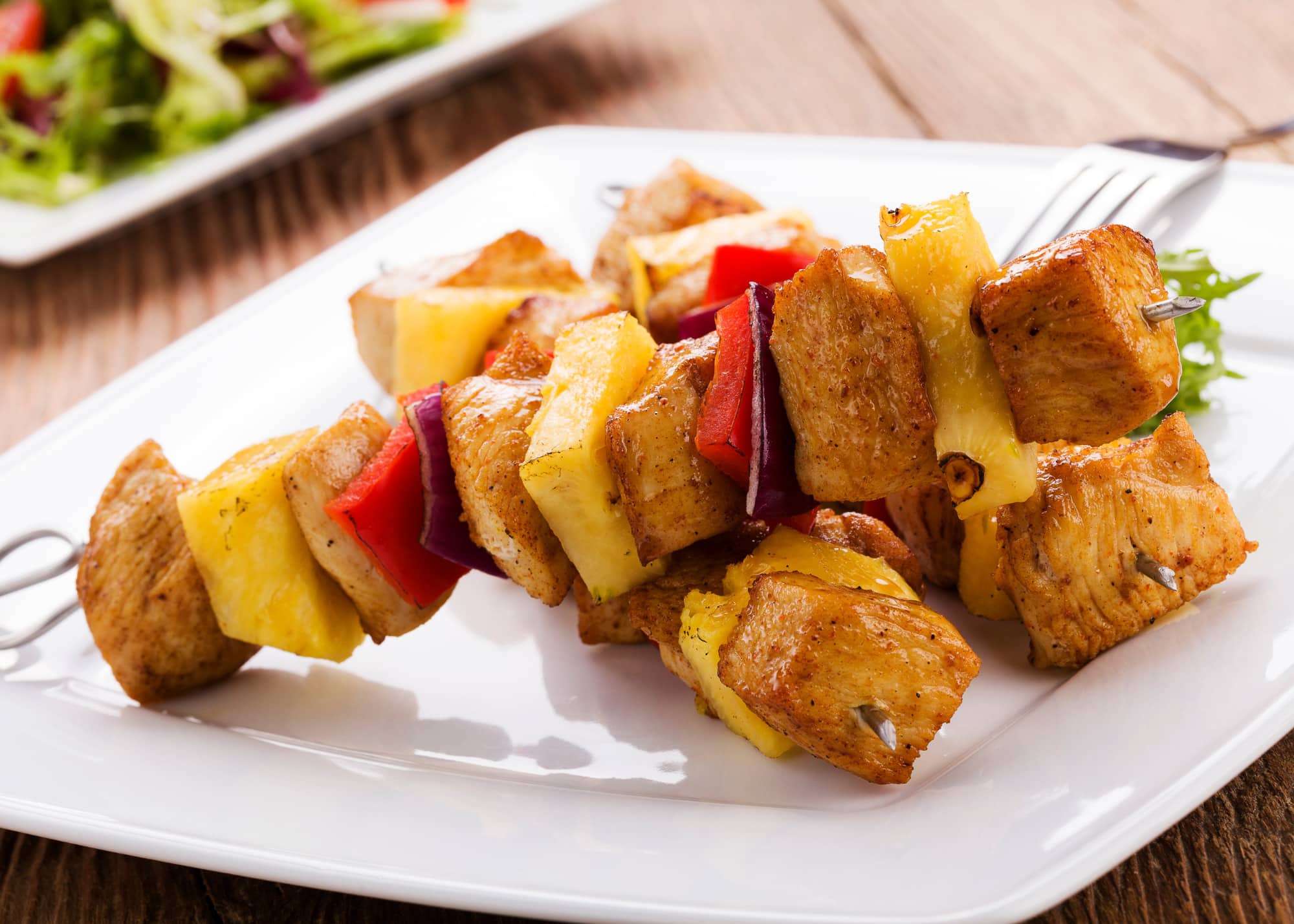 Chicken and Pineapple Skewers