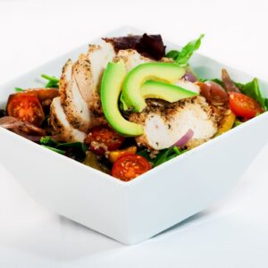 Mexican-Style Pork Tenderloin Salad with Black Beans & Avocado