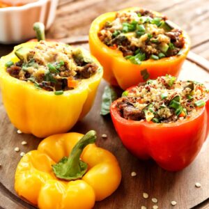 Quinoa Stuffed Bell Peppers